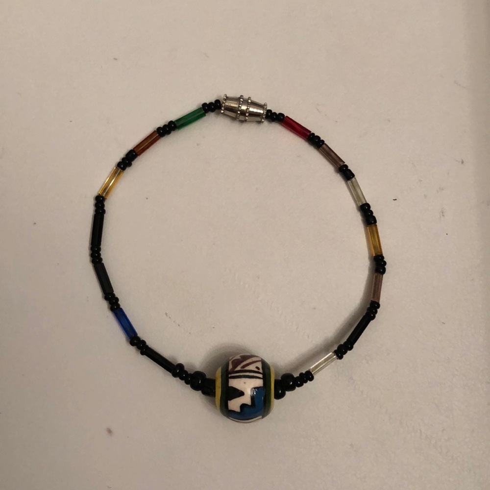 Colorful beaded bracelet